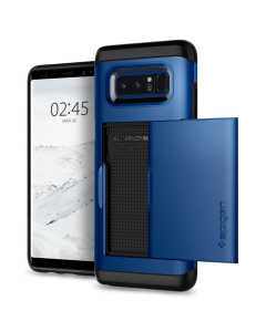 Чехол-визитница Spigen для Galaxy Note 8 - Slim Armor CS - Синее море - 587CS22072