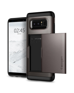Чехол-визитница Spigen для Galaxy Note 8 - Slim Armor CS - Темно-серый - 587CS22071
