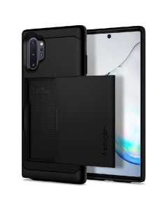 Чехол-визитница Spigen для Galaxy Note 10 Plus - Slim Armor CS - Черный - ACS00232
