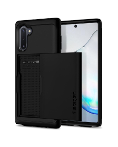 Чехол-визитница Spigen для Galaxy Note 10 - Slim Armor CS - Черный - ACS00233