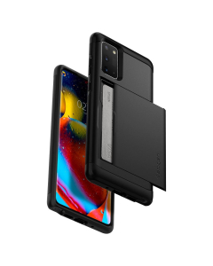 Чехол-визитница Spigen для Galaxy Note 20 - Slim Armor CS - Черный - ACS01424