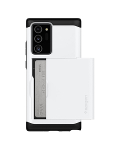 Чехол-визитница Spigen для Galaxy Note 20 Ultra - Slim Armor CS - Белый - ACS01572