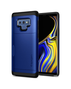 Чехол-визитница Spigen для Galaxy Note 9 - Slim Armor CS - Синий - 599CS25052