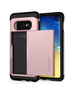 Чехол-визитница Spigen для Galaxy S10e - Slim Armor CS - Розовое золото - 609CS25853