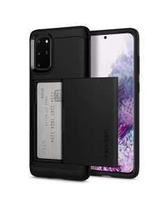 Чехол-визитница Spigen для Galaxy S20 Plus - Slim Armor CS - Черный - ACS00760