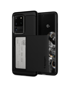 Чехол-визитница Spigen для Galaxy S20 Ultra - Slim Armor CS - Черный - ACS00719