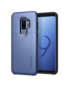 Чехол-визитница Spigen для Galaxy S9 Plus - Slim Armor CS - Голубой - 593CS22953
