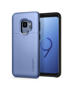 Чехол-визитница Spigen для Galaxy S9 - Slim Armor CS - Голубой - 592CS22866