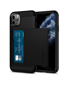 Чехол-визитница Spigen для iPhone 11 Pro Max - Slim Armor CS - Черный - 075CS27139