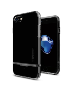 Чехол-визитница Spigen для iPhone SE (2022/2020)/8/7 - Flip Armor - Черный Оникс - 042CS20844