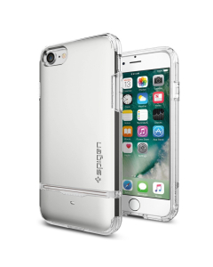 Чехол-визитница Spigen для iPhone SE (2022/2020)/8/7 - Flip Armor - Серебристый - 042CS20820
