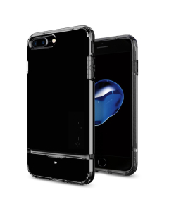Чехол-визитница Spigen для iPhone 7 Plus / 8 Plus - Flip Armor - Черный Оникс - 043CS20853