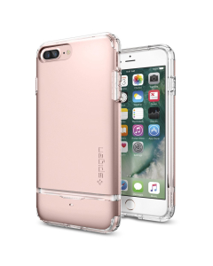 Чехол-визитница Spigen для iPhone 7 Plus / 8 Plus - Flip Armor - Розовое Золото - 043CS20821