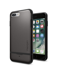 Чехол-визитница Spigen для iPhone 7 Plus / 8 Plus - Flip Armor - Темно-серый - 043CS20776