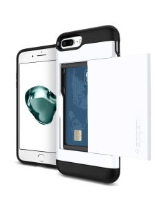 Чехол-визитница Spigen для iPhone 7 Plus / 8 Plus - Slim Armor CS - Белый - 043CS21044