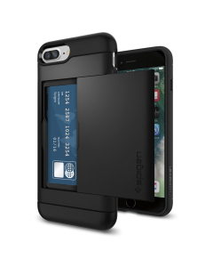Чехол-визитница Spigen для iPhone 7 Plus / 8 Plus - Slim Armor CS - Черный - 043CS20528
