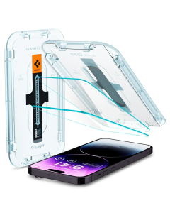 Защитное стекло Spigen для iPhone 14 Pro - EZ FIT GLAS.tR (Sensor Protection) - Прозрачный - 2 шт - AGL05214