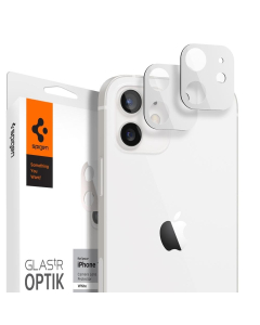 Защитное стекло для камеры Spigen для iPhone 12 - Optik Lens Protector - Белый - 2 шт - AGL02469