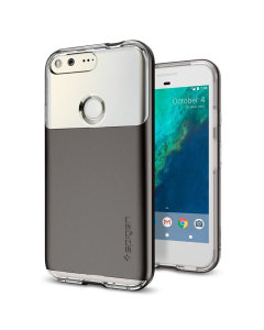 Прозрачный чехол Spigen для Google Pixel XL - Neo Hybrid Crystal - Темно-Серый - F15CS20906