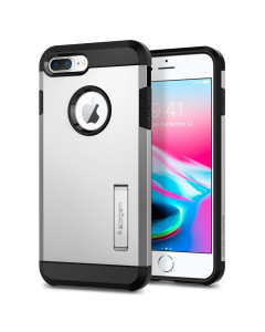 Ударопрочный чехол Spigen для iPhone 7 Plus / 8 Plus - Tough Armor 2 - Серебристый - 055CS22247