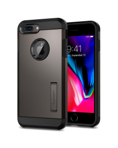 Ударопрочный чехол Spigen для iPhone 7 Plus / 8 Plus - Tough Armor 2 - Темно-серый - 055CS22244