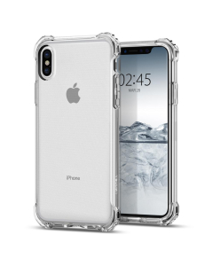 Защитный чехол Spigen для iPhone X / XS - Rugged Crystal - Кристально-прозрачный - 057CS22117