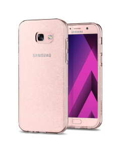 Чехол-капсула Spigen для Galaxy A5 (2017) - Liquid Crystal Glitter - Прозрачный кварц - 573CS21450