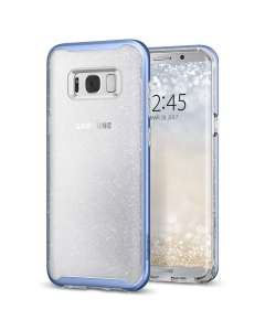 Чехол Spigen для Galaxy S8 Plus - Neo Hybrid Crystal Glitter - Голубой кварц - 571CS21659