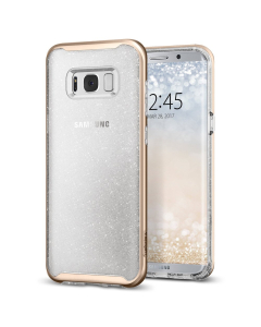 Чехол Spigen для Galaxy S8 Plus - Neo Hybrid Crystal Glitter - Золотой кварц - 571CS21658
