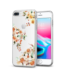 Чехол-капсула Spigen для iPhone 8 Plus / 7 Plus - Liquid Crystal Aquarelle - Первоцвет - 055CS22784