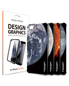 Вставки Spigen для чехла Ultra Hybrid для iPhone SE / 5s / 5 - Design Graphics - SOLARIS - SGP10581