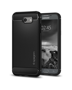 Прочный чехол Spigen для Galaxy J3 (2017) / J3 Emerge / J3 Prime - Rugged Armor - Черный - 588CS22259