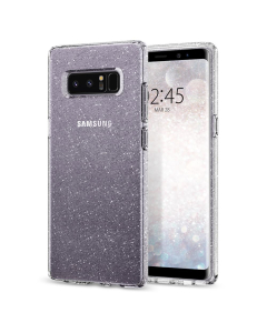 Чехол-капсула Spigen для Galaxy Note 8 - Liquid Crystal Glitter - Прозрачный кварц - 587CS22059