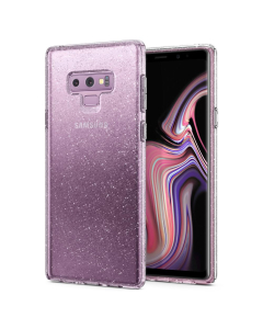 Чехол-капсула Spigen для Galaxy Note 9 - Liquid Crystal Glitter - Прозрачный кварц - 599CS24570