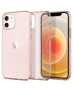 Чехол Spigen для iPhone 12 / iPhone 12 Pro - Liquid Crystal Glitter - Розовый кварц - ACS01699