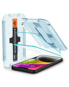 Защитное стекло Spigen для iPhone 14 - EZ FIT GLAS.tR (Sensor Protection) - Прозрачный - 2 шт - AGL03386