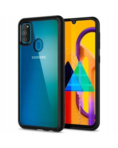 Гибридный чехол Spigen для Galaxy M21/M30S - Ultra Hybrid - Черный матовый - ACS00549