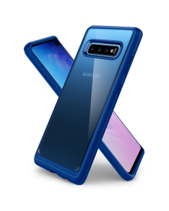 Гибридный чехол Spigen для Galaxy S10 Plus - Ultra Hybrid - Синий - 606CS26189