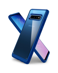 Гибридный чехол Spigen для Galaxy S10 - Ultra Hybrid - Синий - 605CS26192
