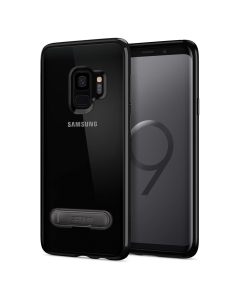 Гибридный чехол с подставкой Spigen для Galaxy S9 - Ultra Hybrid S - Черный - 592CS23025