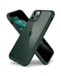 Гибридный чехол Spigen для iPhone 11 Pro - Ultra Hybrid - Зелёный - ACS00417