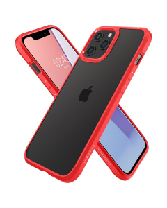 Гибридный чехол Spigen для iPhone 12 / iPhone 12 Pro - Ultra Hybrid - Красный - ACS01704