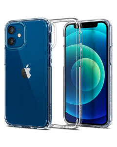 Гибридный чехол Spigen для iPhone 12 Mini - Ultra Hybrid - Прозрачный - ACS01745