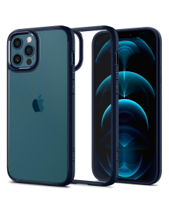 Гибридный чехол Spigen для iPhone 12 Pro Max - Ultra Hybrid - Тёмно-синий - ACS02248