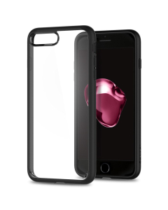 Гибридный чехол Spigen для iPhone 7 Plus / 8 Plus - Ultra Hybrid 2 - Черный - 043CS21137