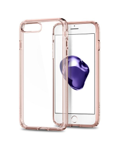 Гибридный чехол Spigen для iPhone 7 Plus / 8 Plus - Ultra Hybrid 2 - Розовый - 043CS21136