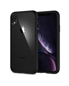 Гибридный чехол Spigen для iPhone XR - Ultra Hybrid - Черный-матовый - 064CS24874
