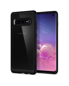 Гибридный чехол Spigen для Galaxy S10 - Ultra Hybrid - Черный-матовый - 605CS25802