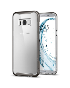 Прозрачный чехол Spigen для Galaxy S8 Plus - Neo Hybrid Crystal - Темно-серый - 571CS21654