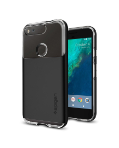 Прозрачный чехол Spigen для Google Pixel - Neo Hybrid Crystal - Черный - F14CS20893